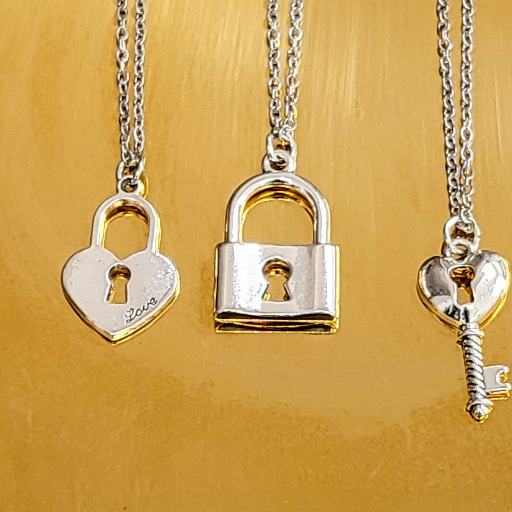 Trio Necklace Set Sliver