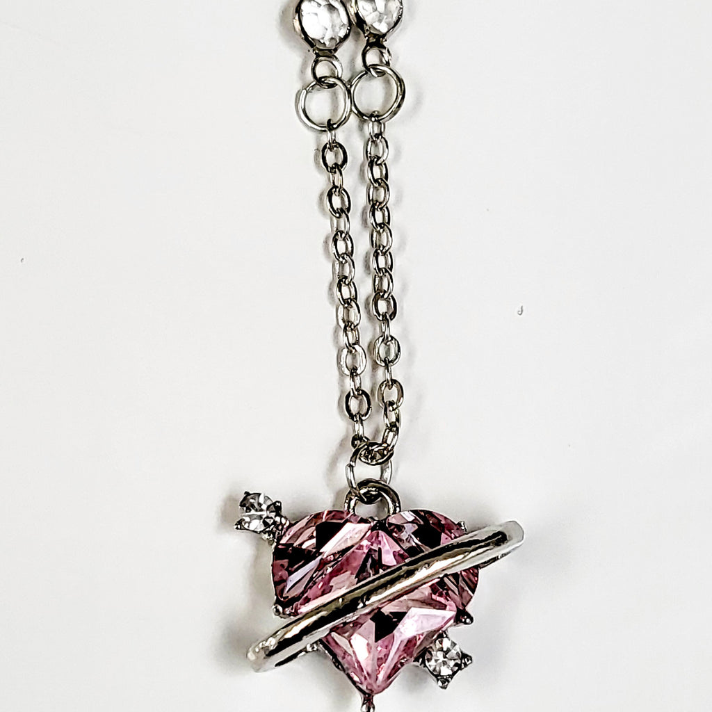 Heart Crystal Necklace