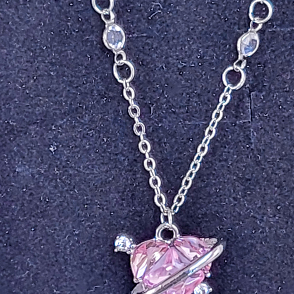 Heart Crystal Necklace