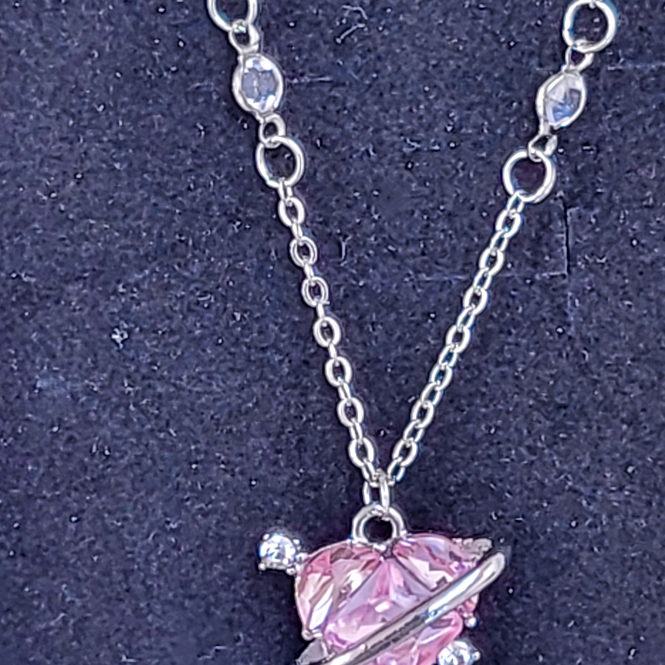 Heart Crystal Necklace