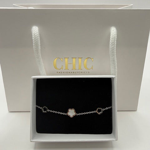 Flower Sliver Bracelet