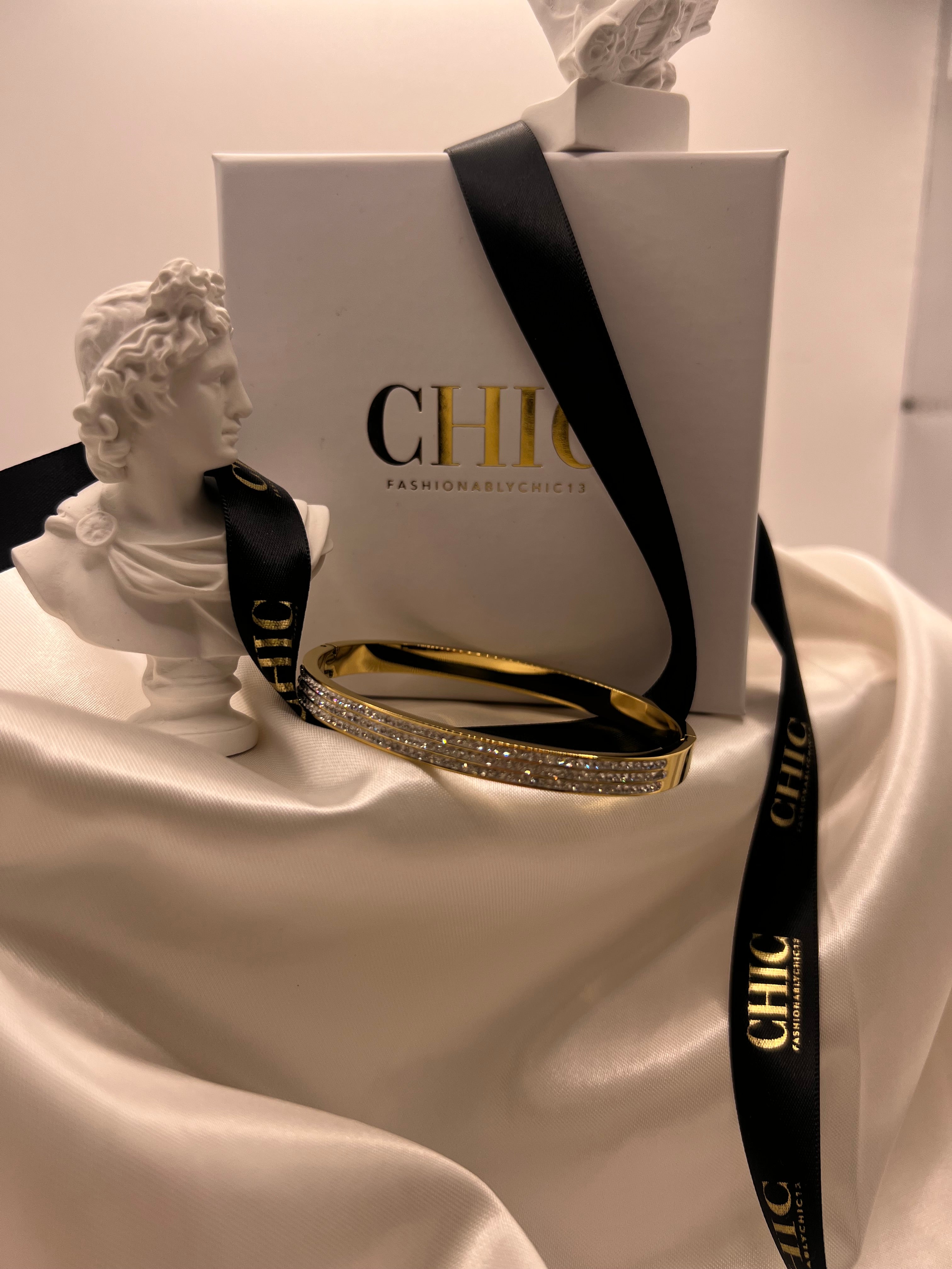Gold Glitter Bangle