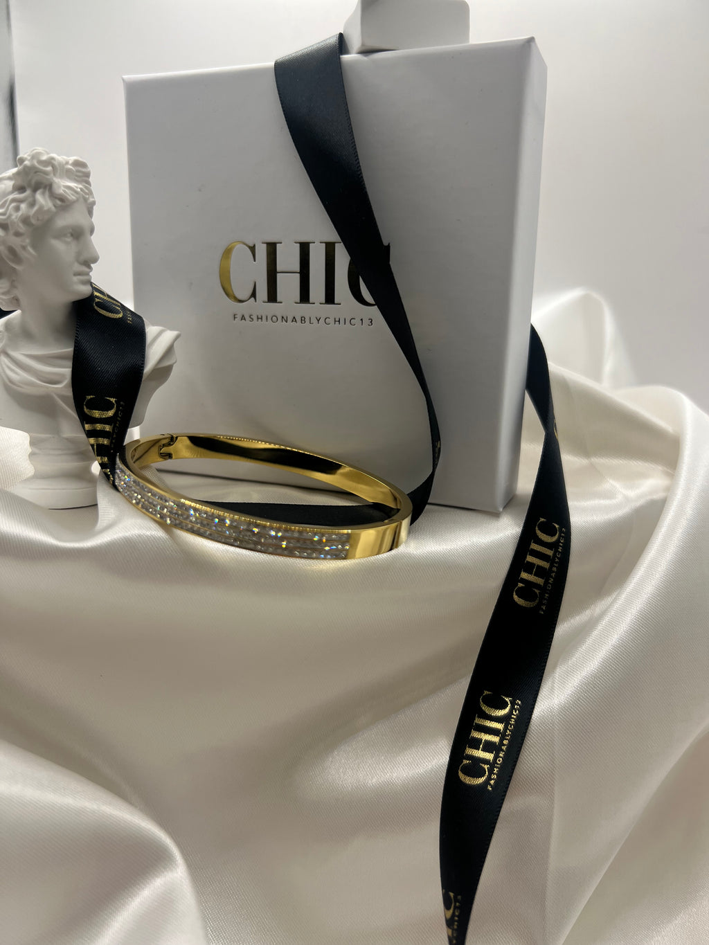 Gold Glitter Bangle