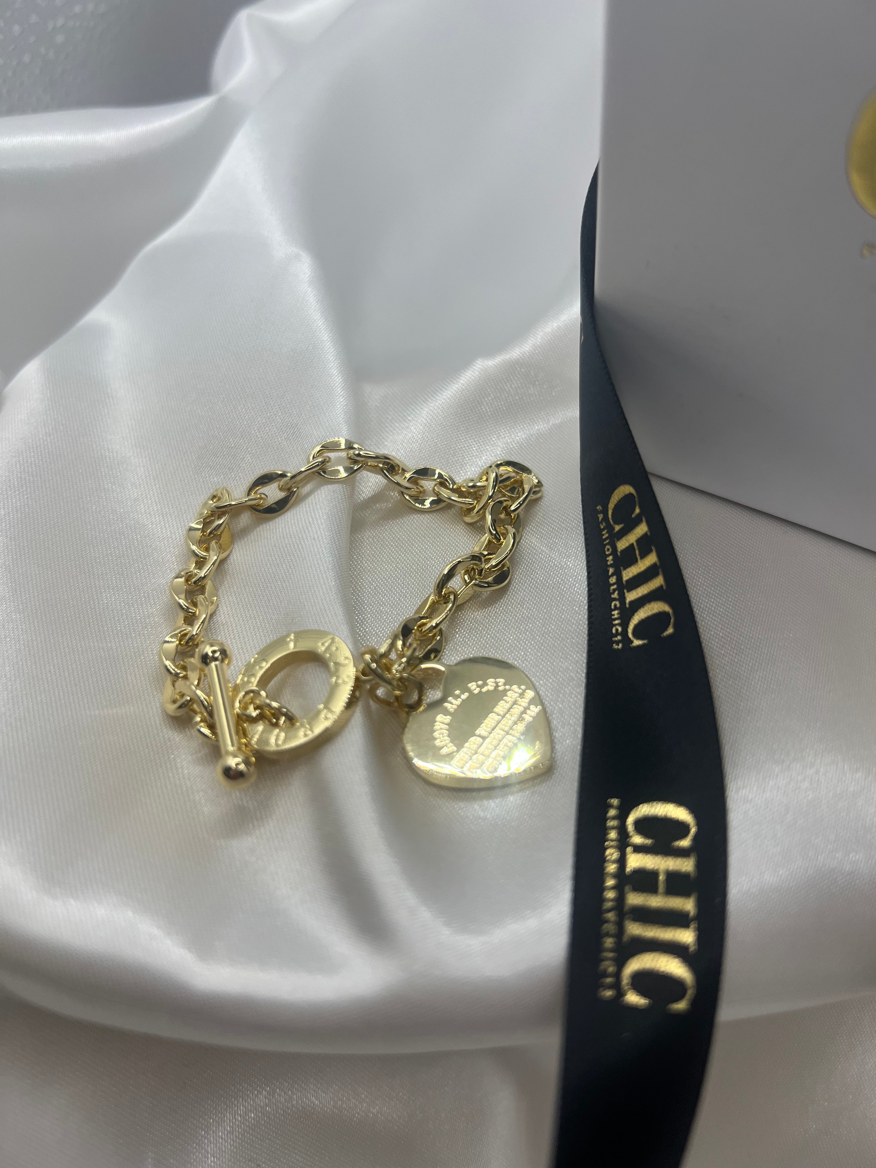 Chain Heart Bracelet