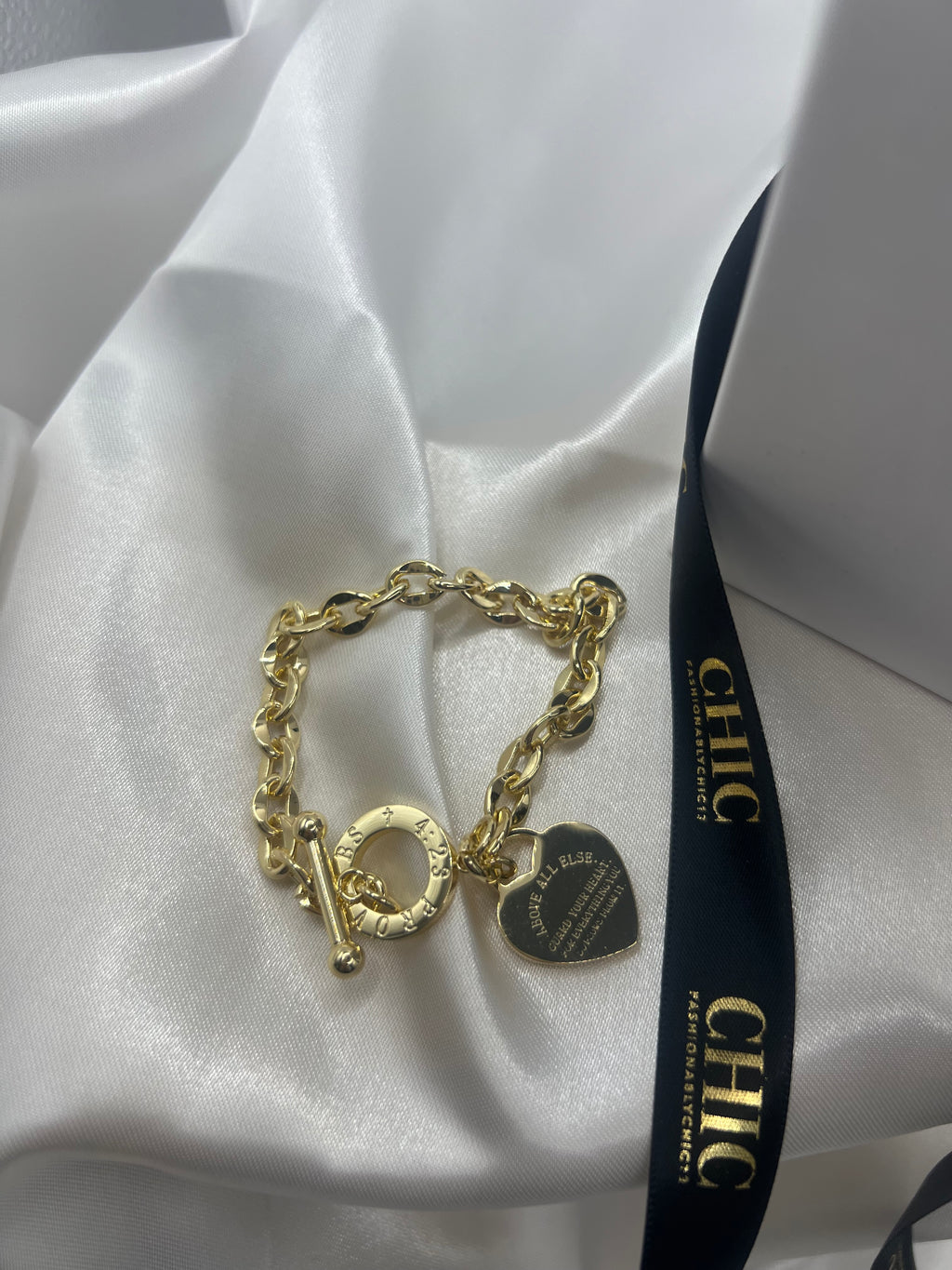 Chain Heart Bracelet