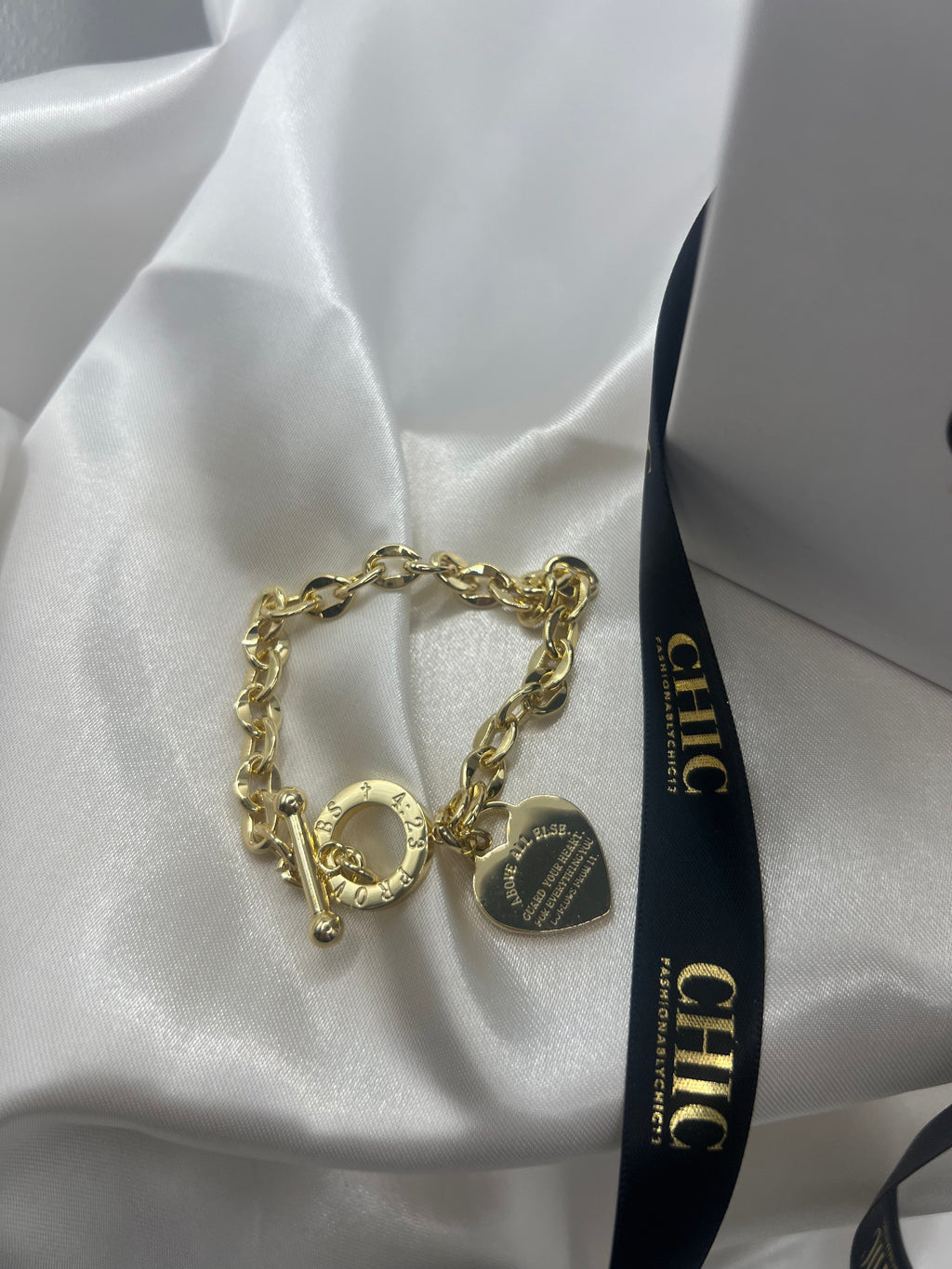 Chain Heart Bracelet