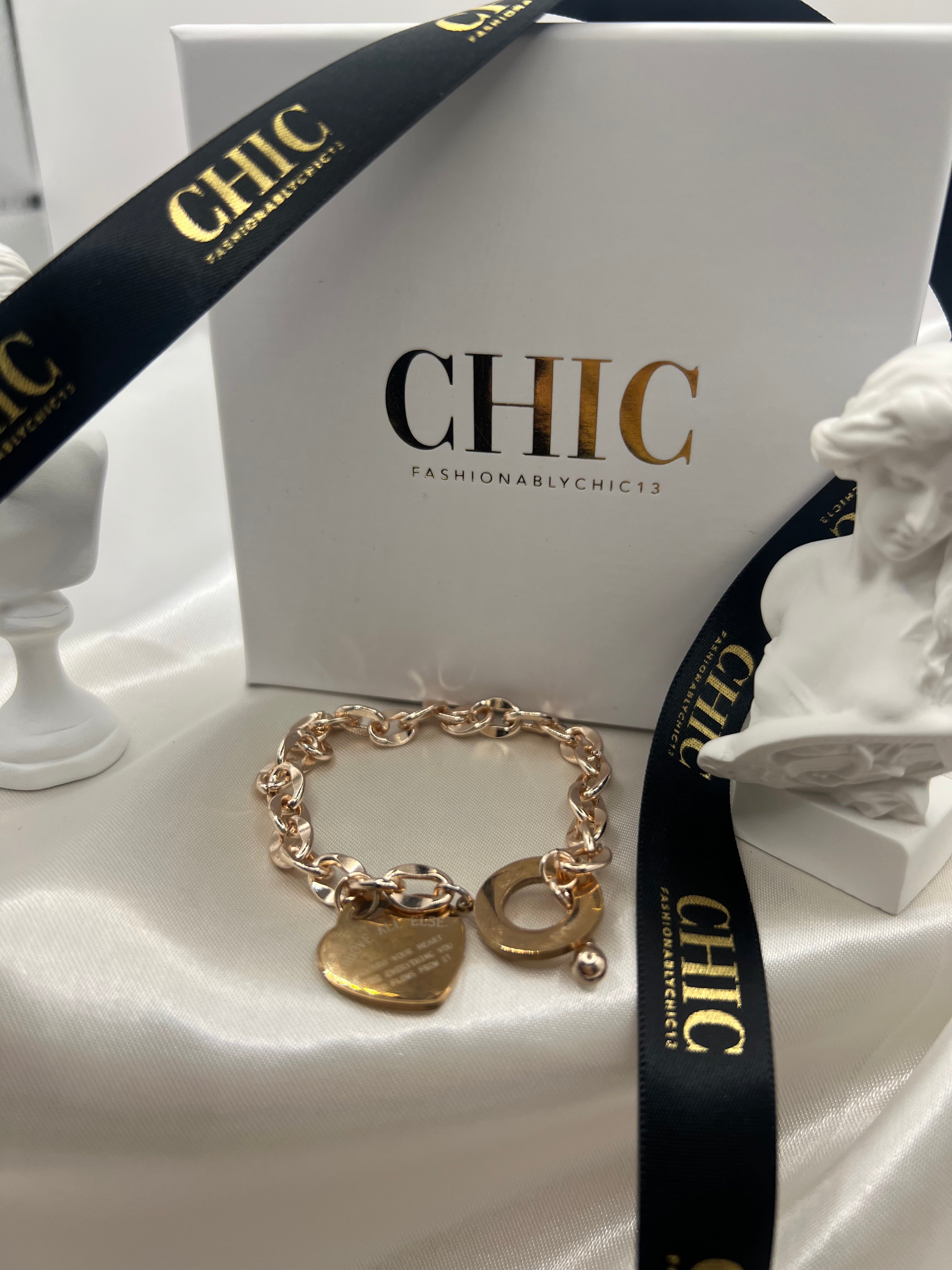 Chain Heart Bracelet