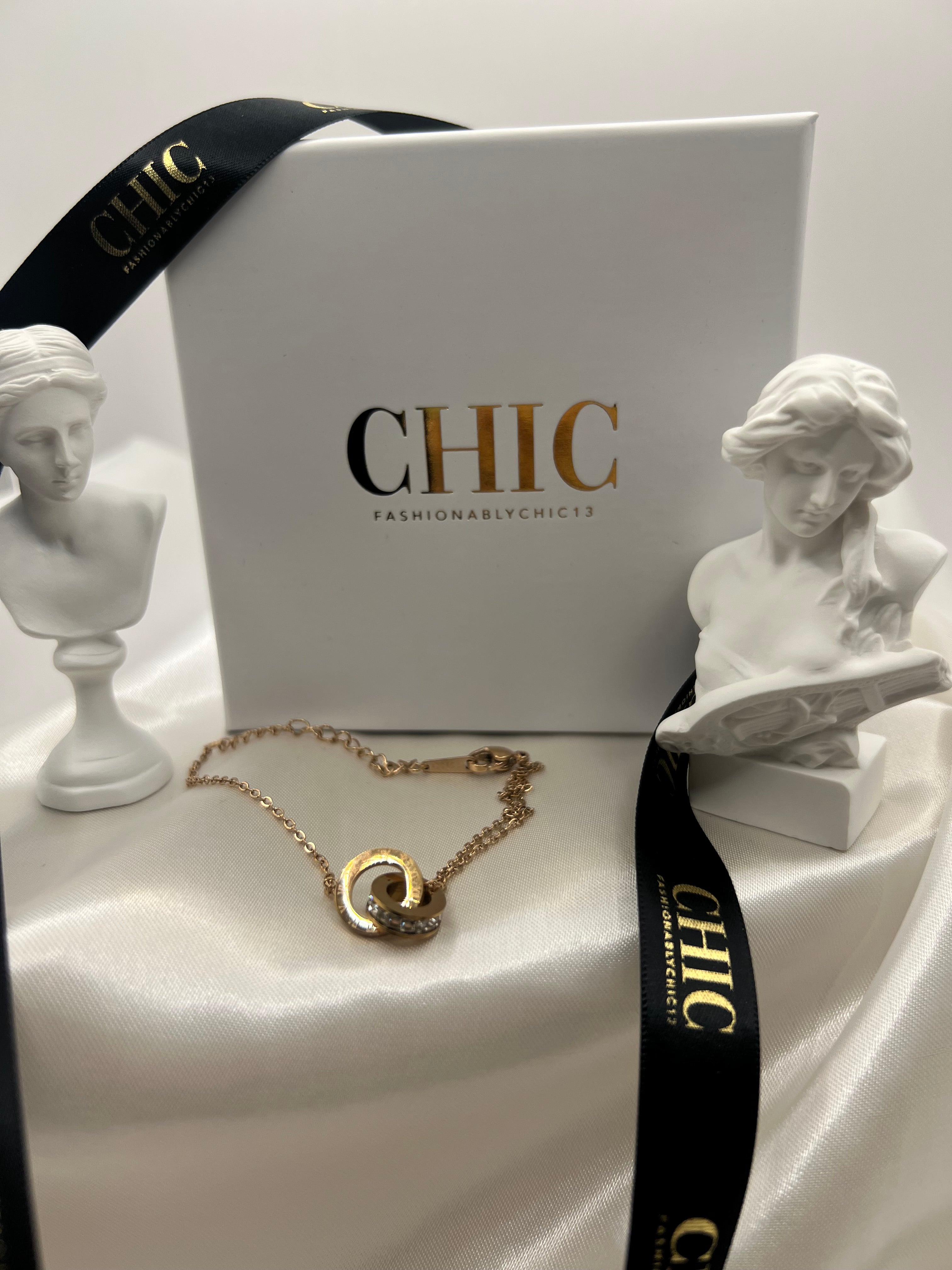 Hooped Glitter Bracelet Roman Numerals