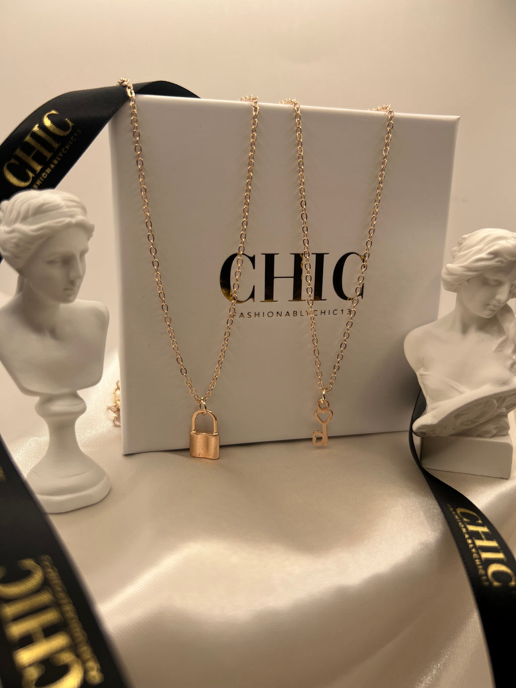 Padlock and Key Necklace
