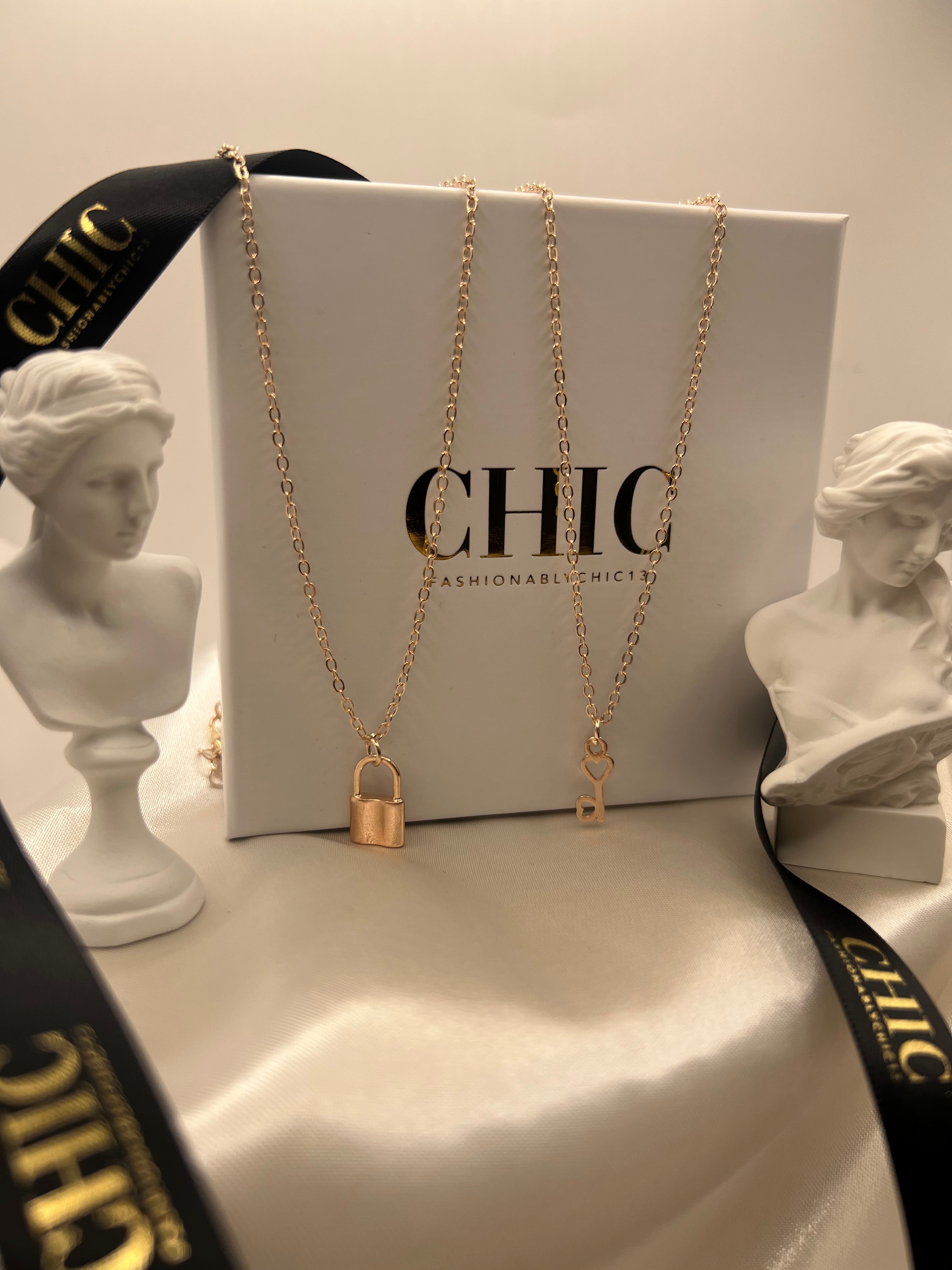 Padlock and Key Necklace
