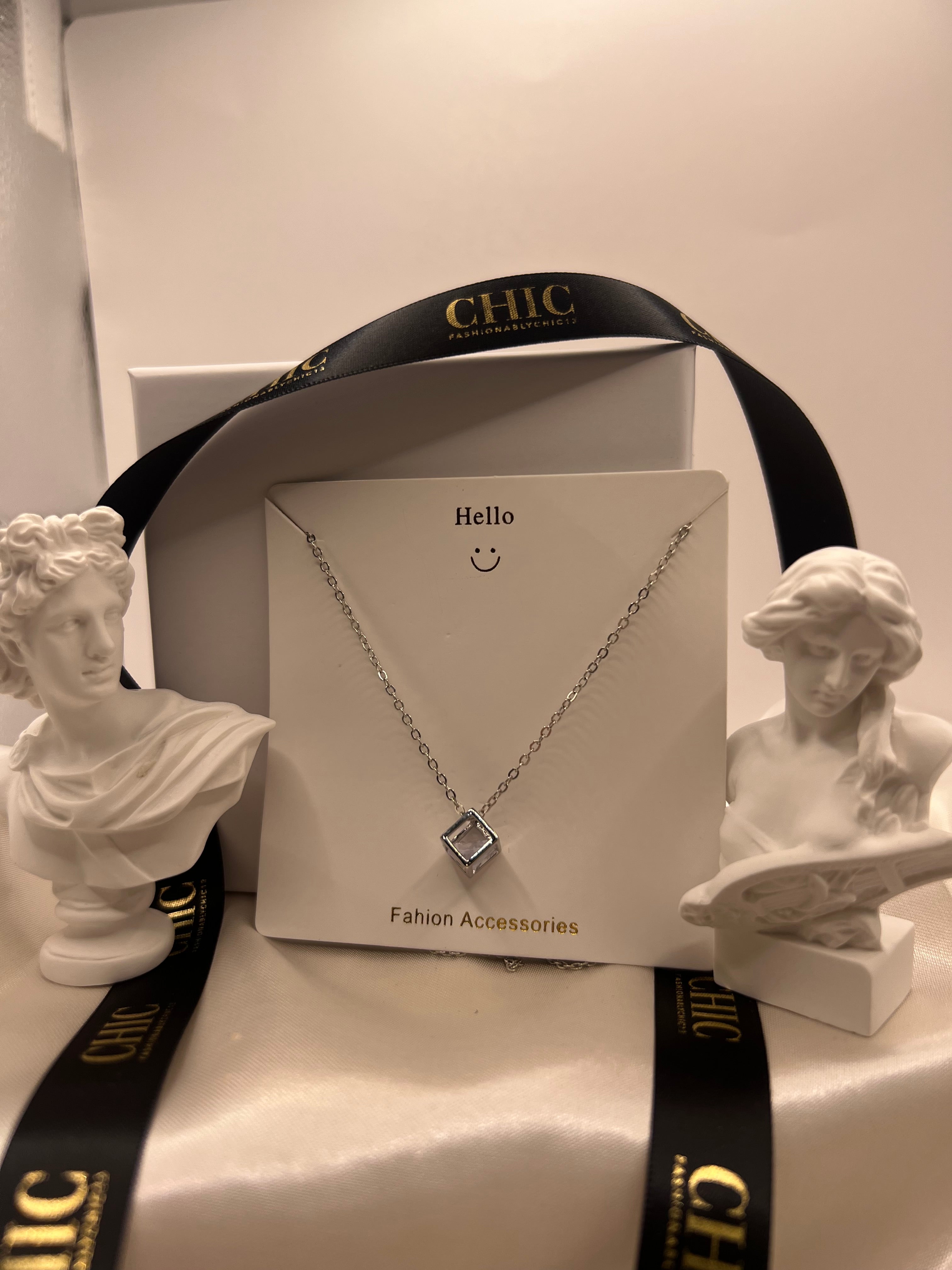 Square Sliver Necklace