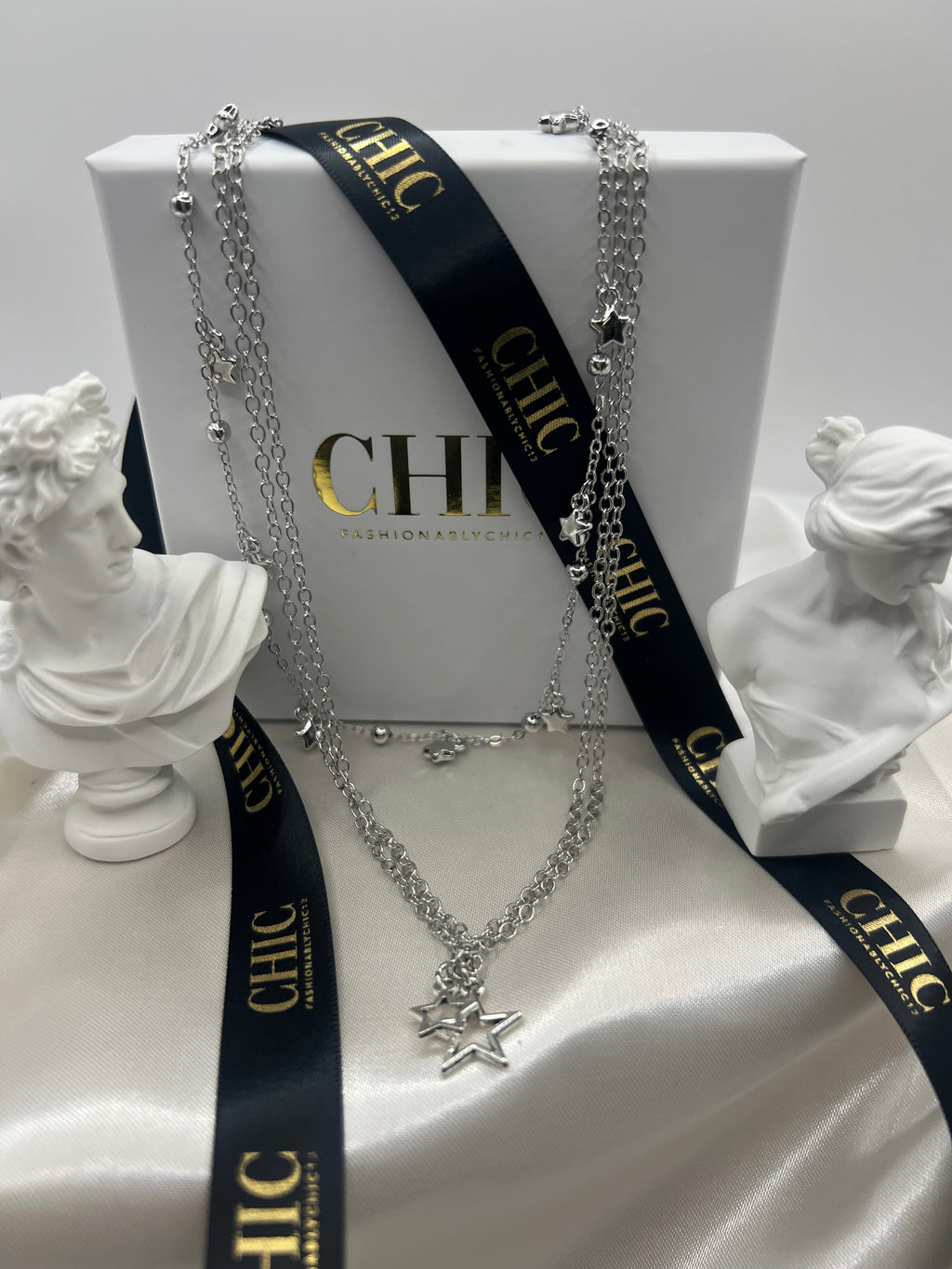 Trio Necklace Star Set