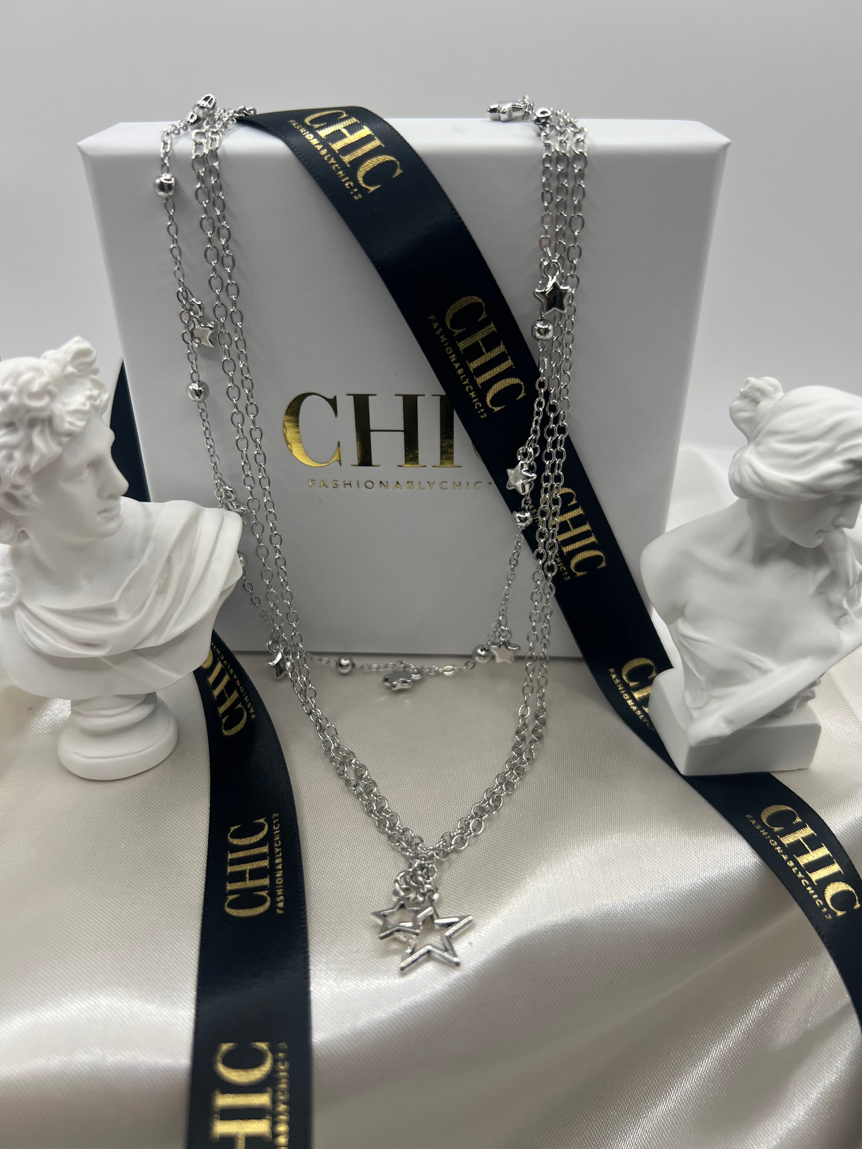 Trio Necklace Star Set