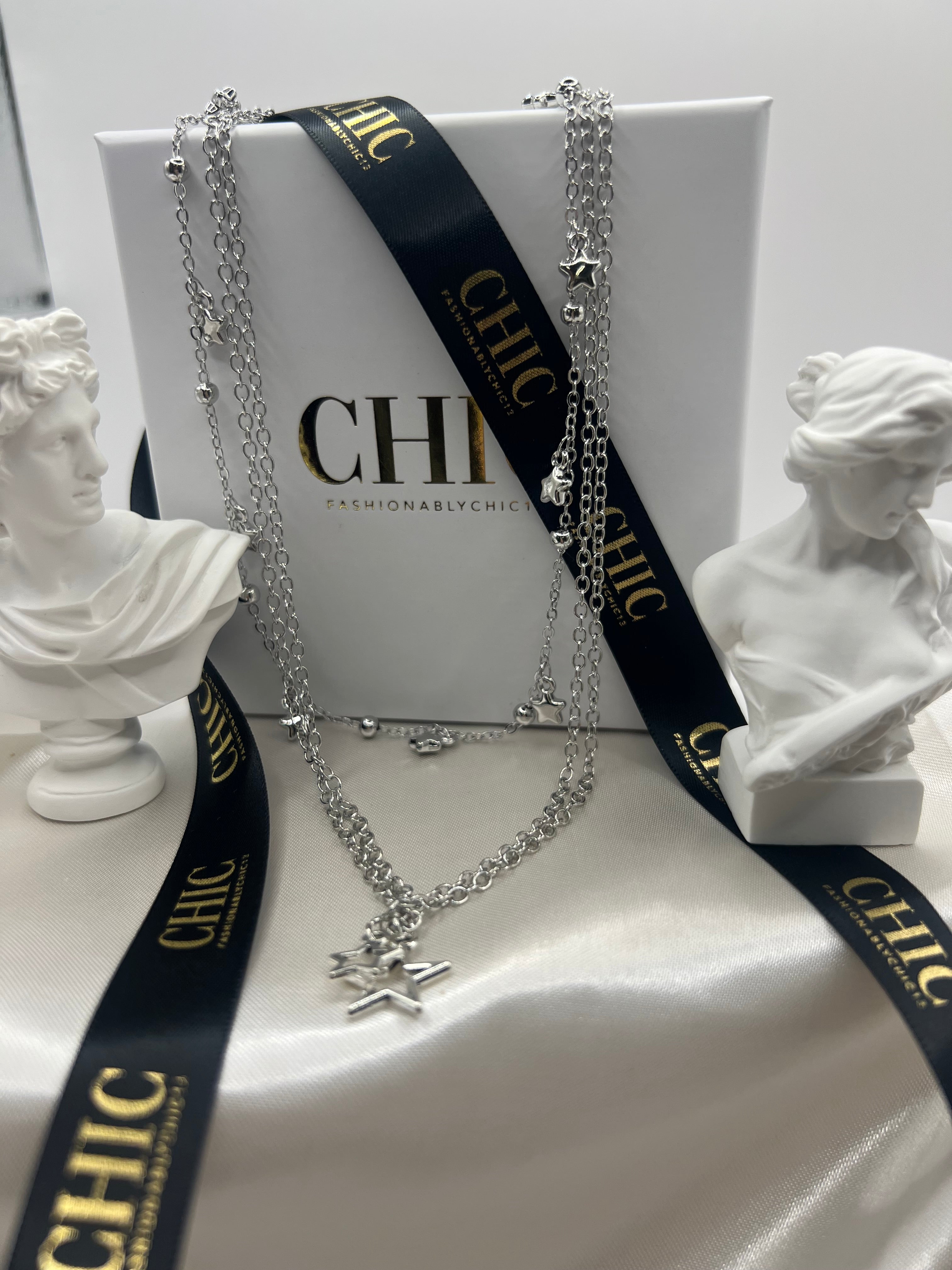Trio Necklace Star Set