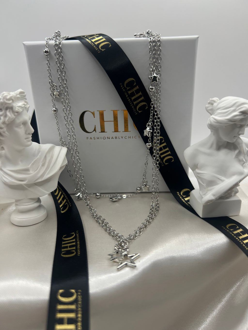 Trio Necklace Star Set