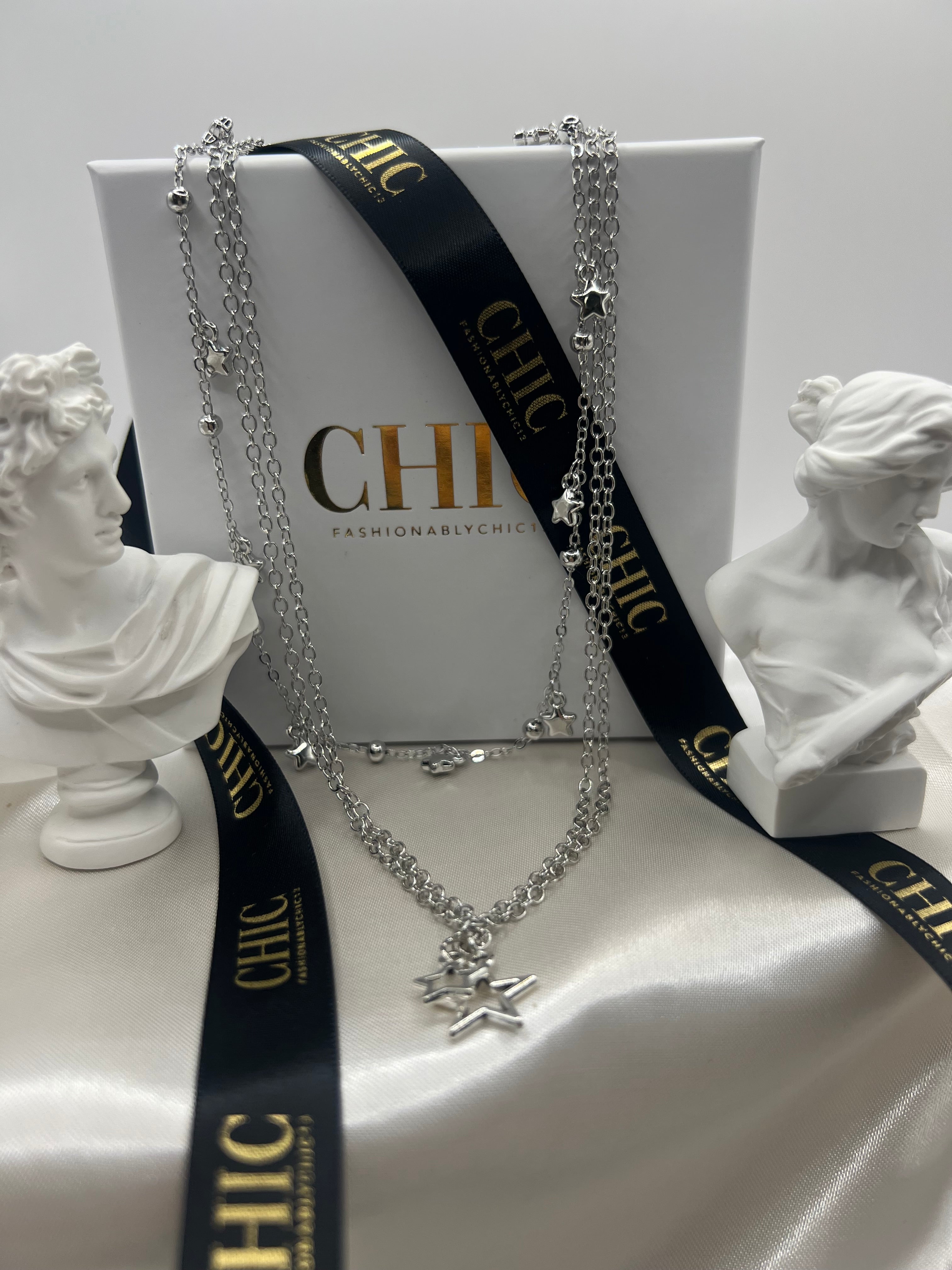 Trio Necklace Star Set