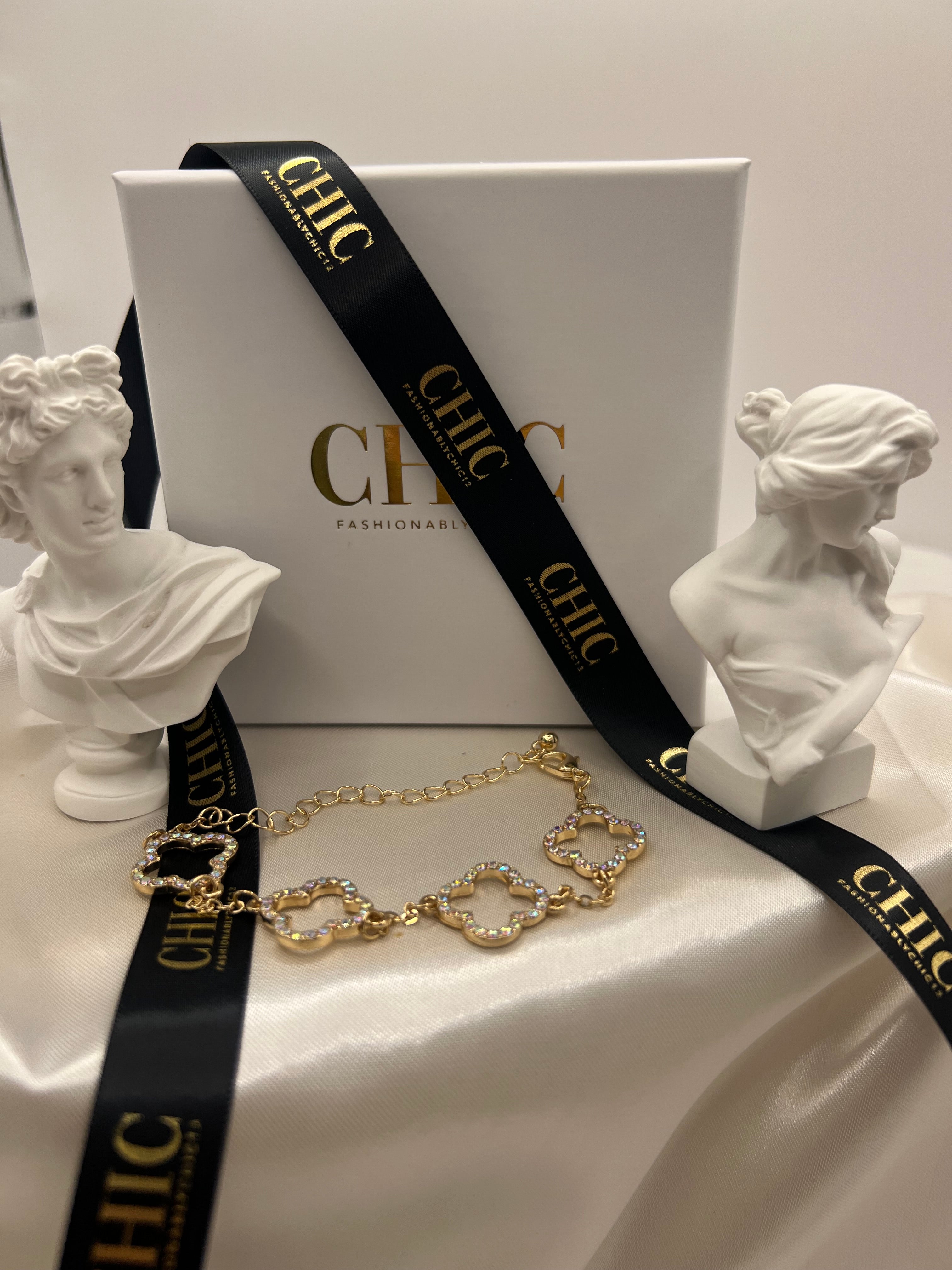 Gold Glitter No fill Bracelet