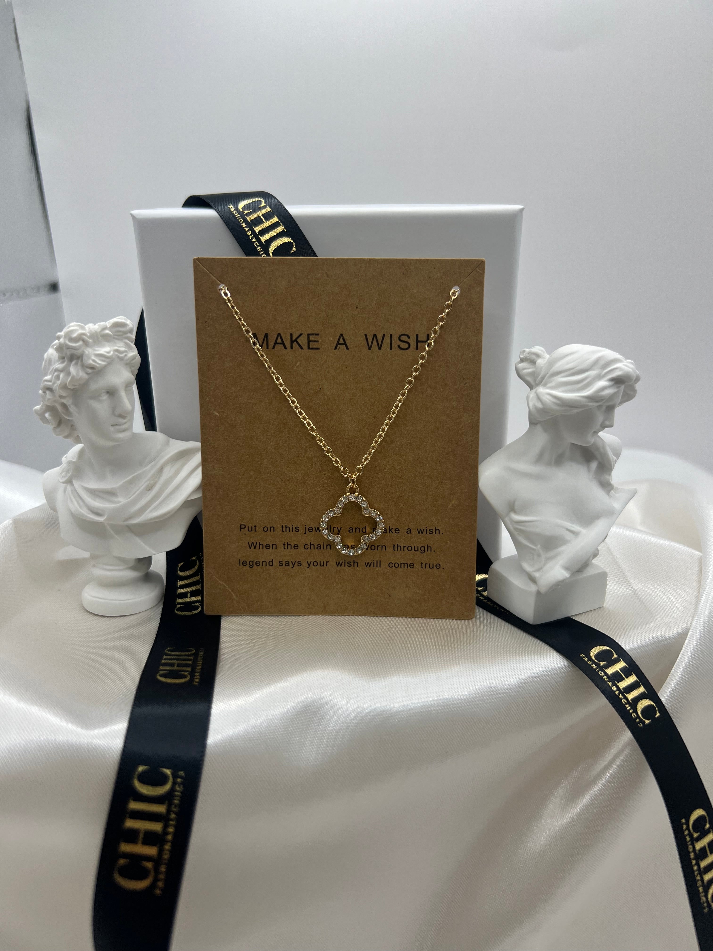 Gold and Glitter No Fill Necklace