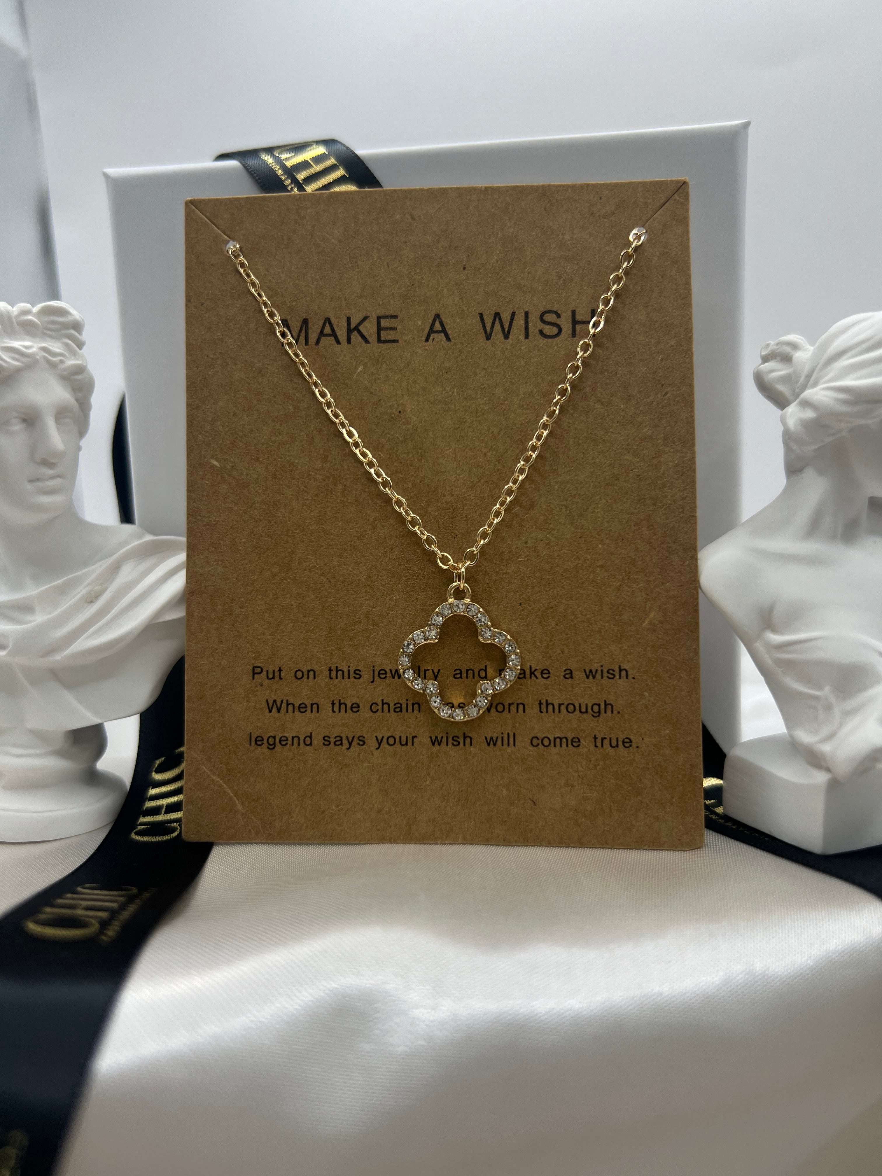 Gold and Glitter No Fill Necklace