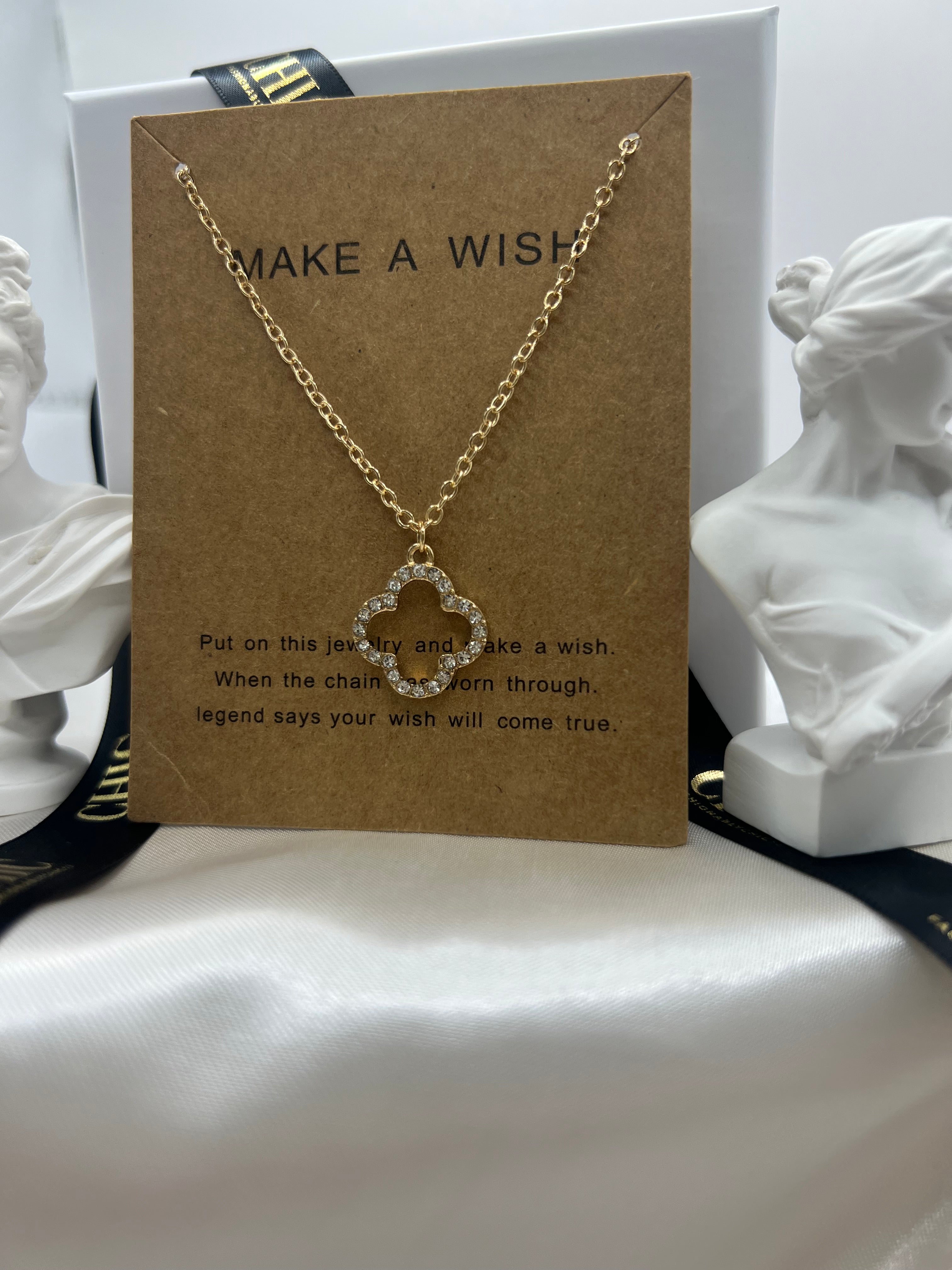 Gold and Glitter No Fill Necklace