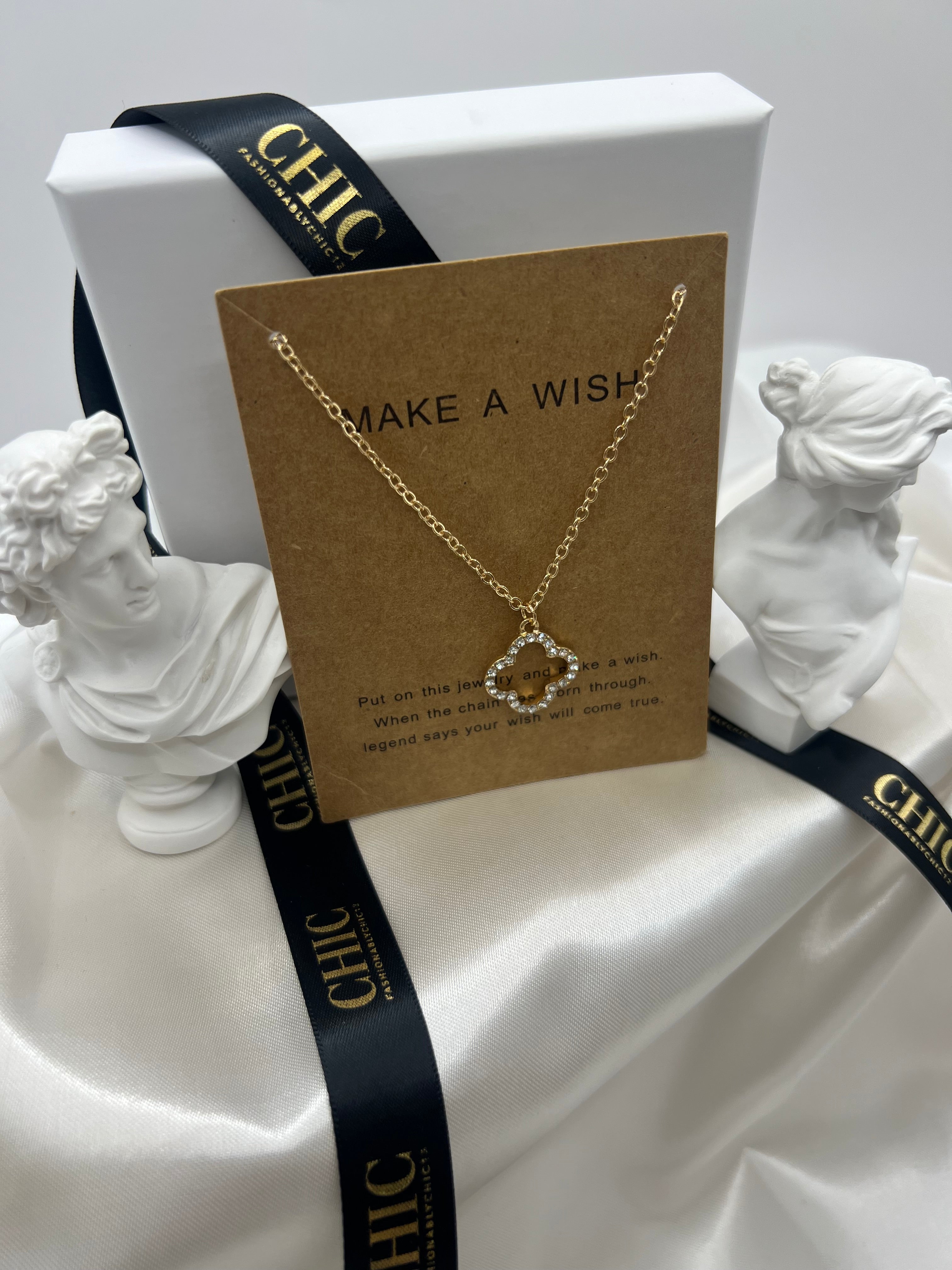 Gold and Glitter No Fill Necklace