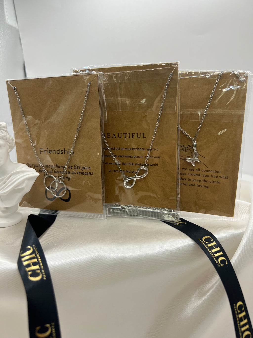Sliver Necklace Set