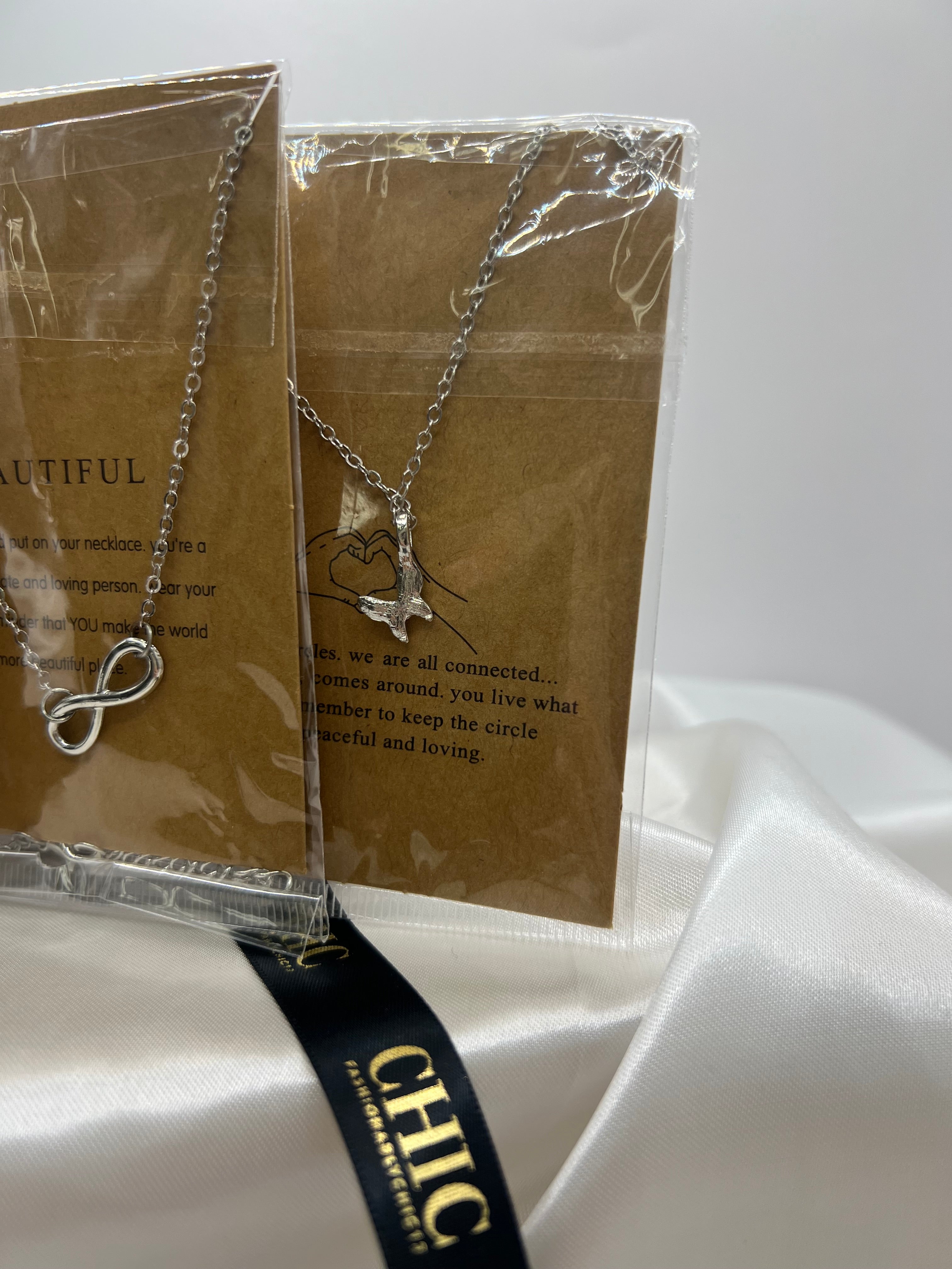 Sliver Necklace Set