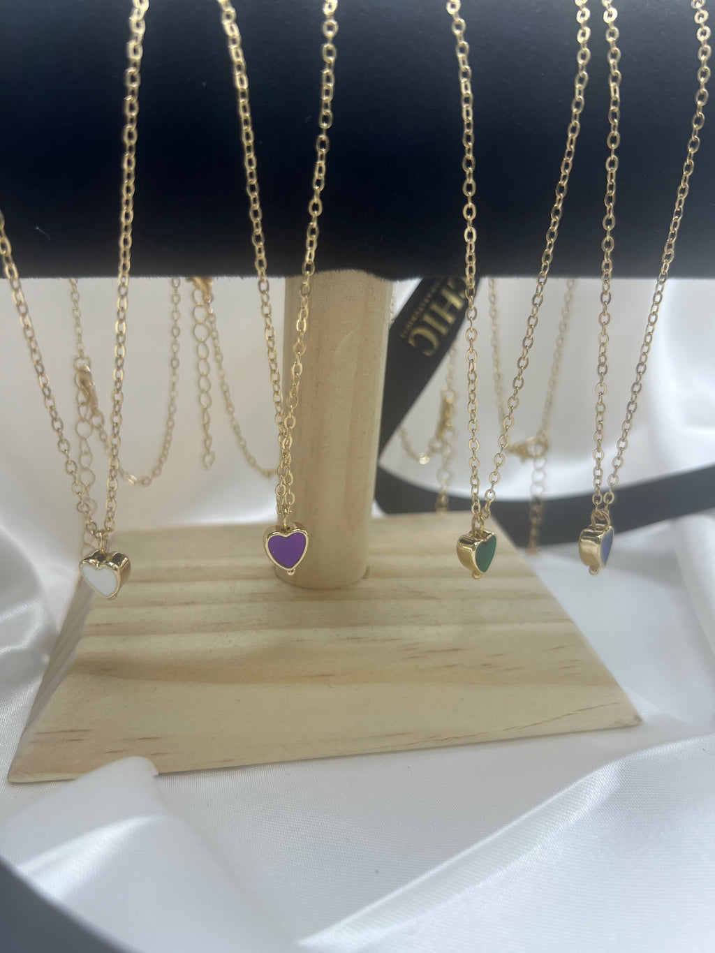 Coloured Heart Necklace