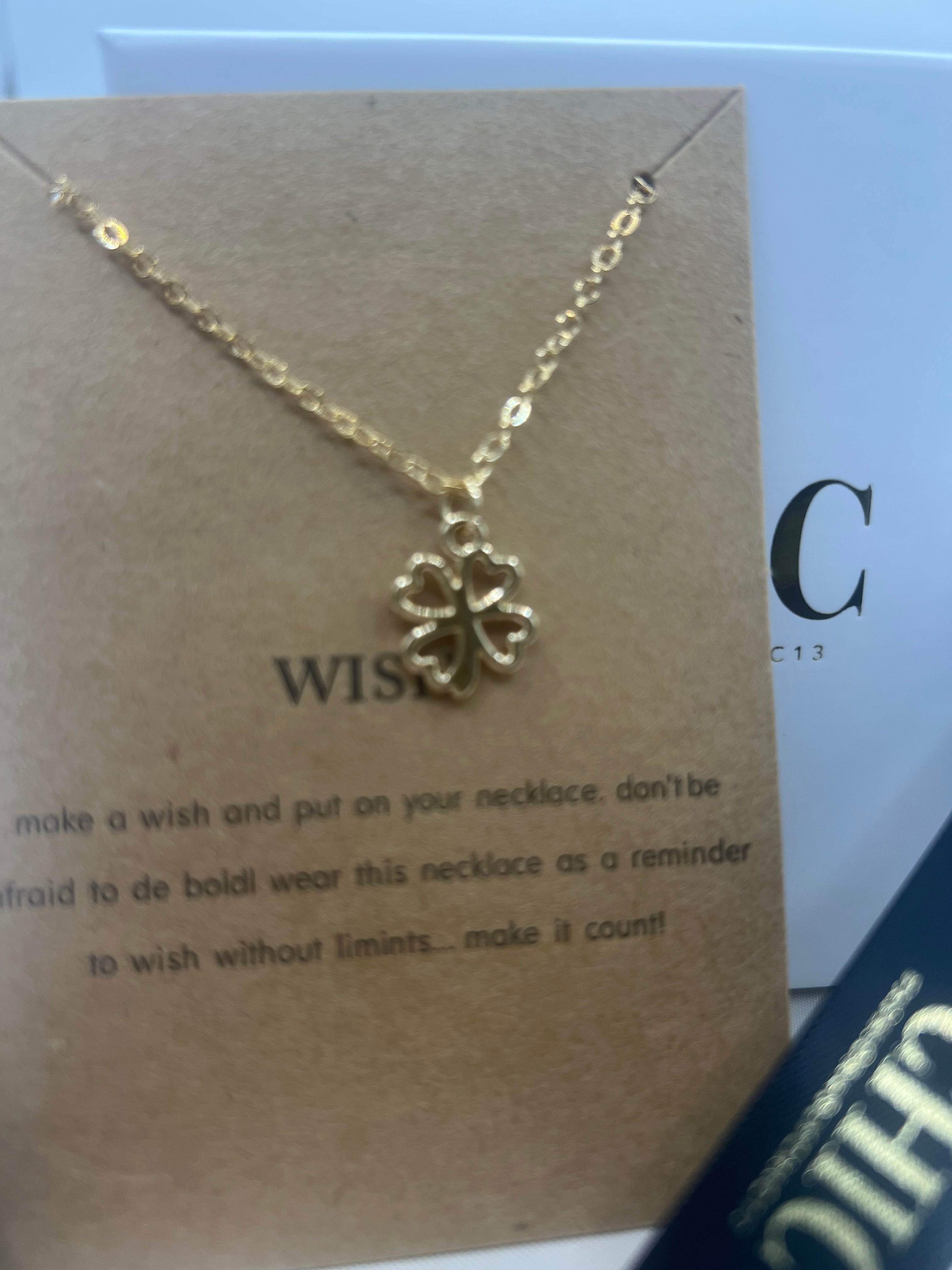 Wish Necklace Gold