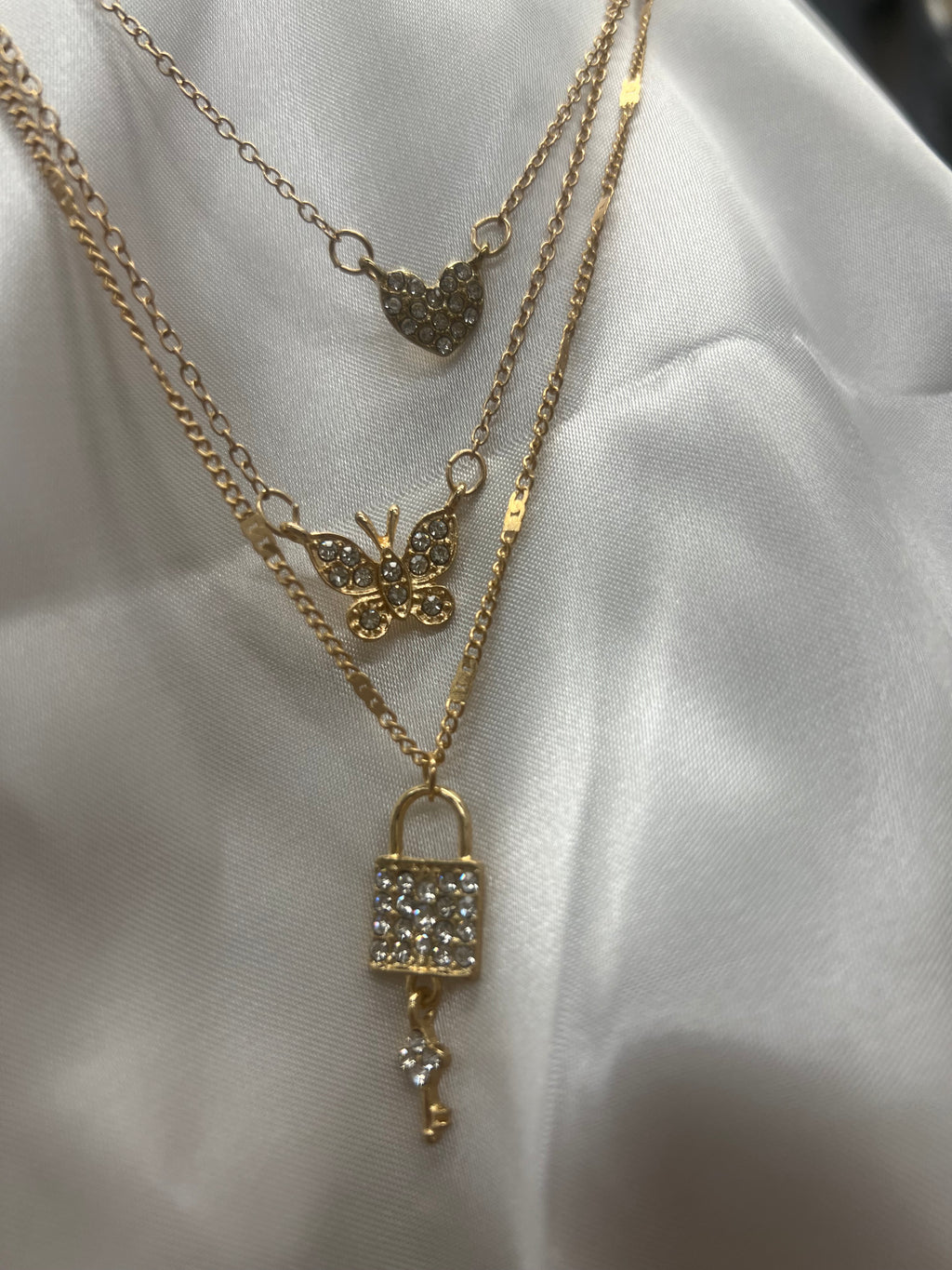 Set of 3 Gold Necklaces